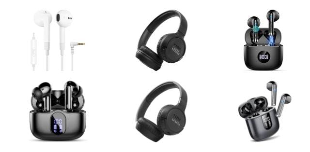 Los 6 mejores auriculares negros desde 11,97 euros